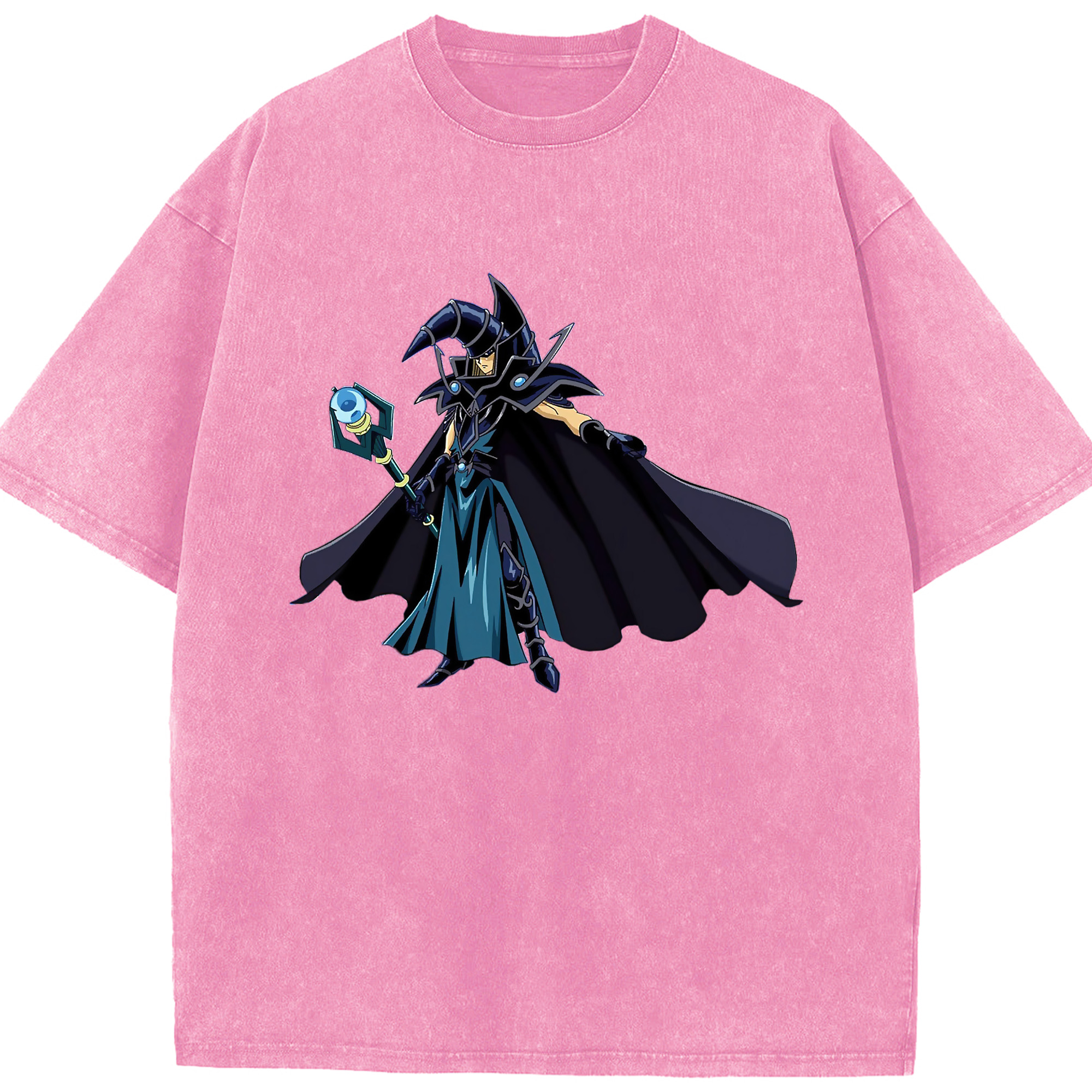 （画像用） 遊☆戯☆王 Yu-Gi-Oh! 綿100% ヴィンテージ風 半袖Tシャツ（フロントプリント）